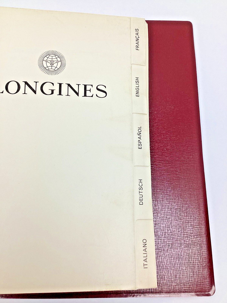 Longines #10 Technical Caliber Dictionary Parts Watch Technical Document