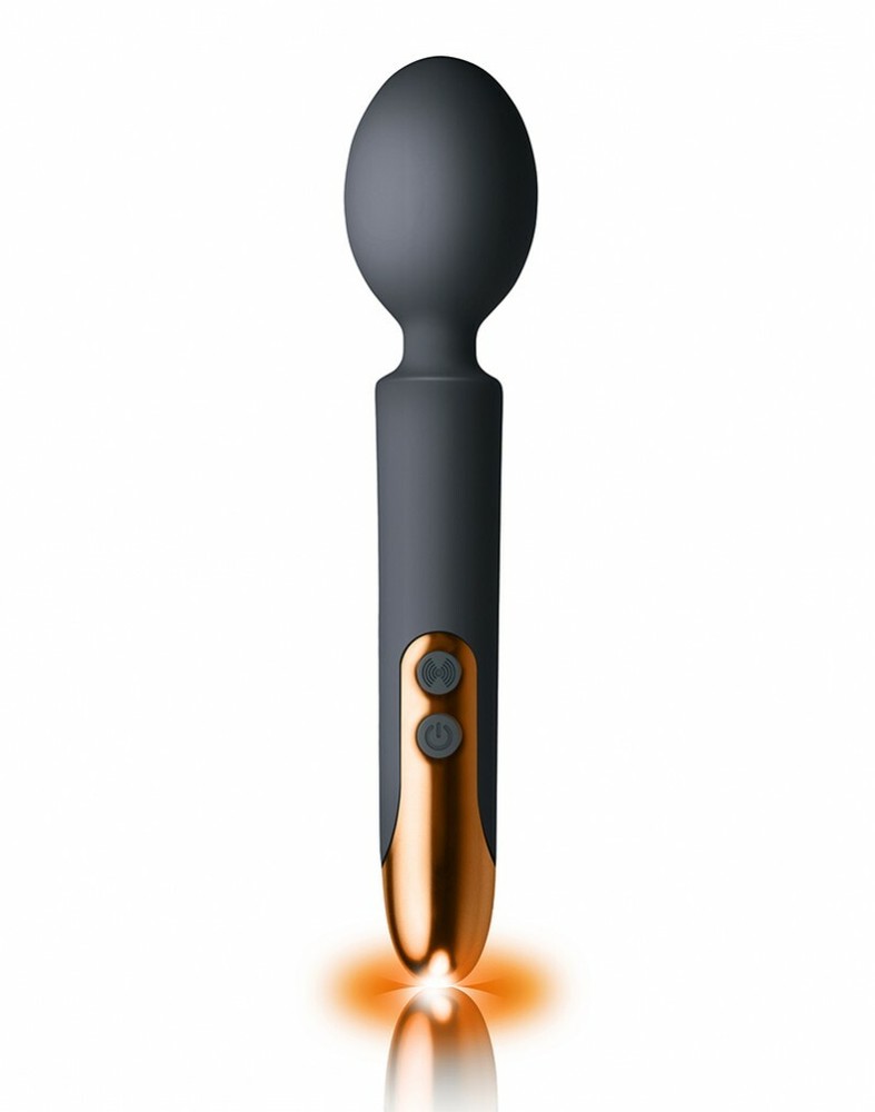 Silicone Rechargeable Mini Wand Powerful Vibration Wireless Flexible Massager