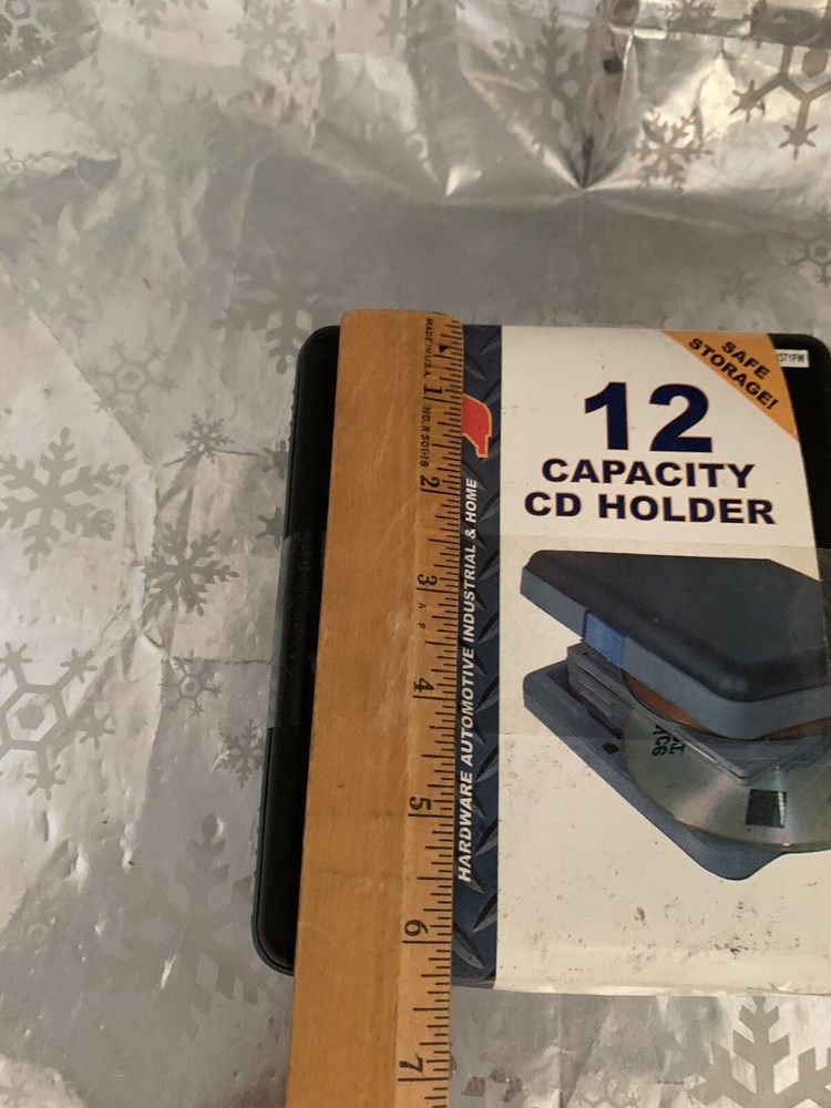 ❤️12 CAPACITY CD Case HOLDER Holds & Protects CD’s BY BUFFALO TOOLS