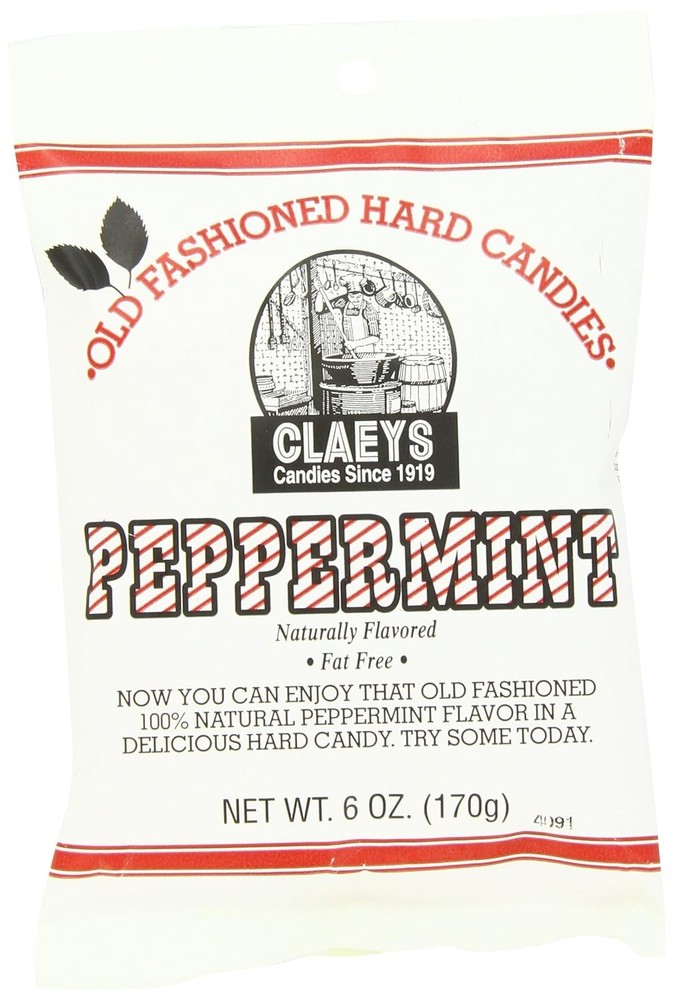 Claeys Sugared Hard Candy Peppermint