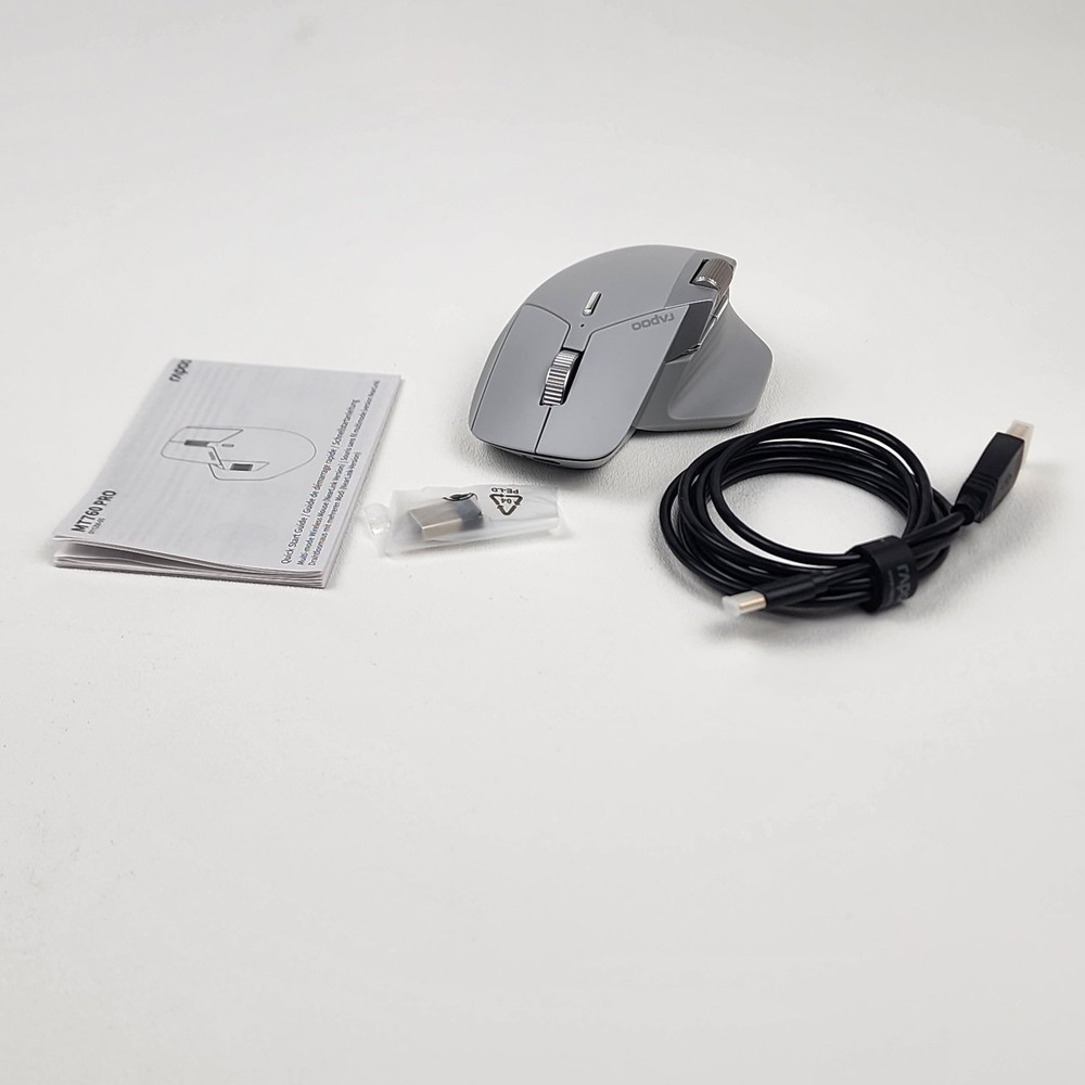 Rapoo MT760 Pro Wireless Mouse 12K DPI Bluetooth USB-C Multi Device