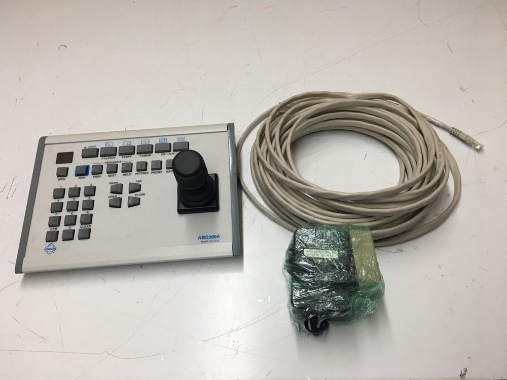 Pelco KBD300A Keyboard Controller With  Network Cable / Power Supply
