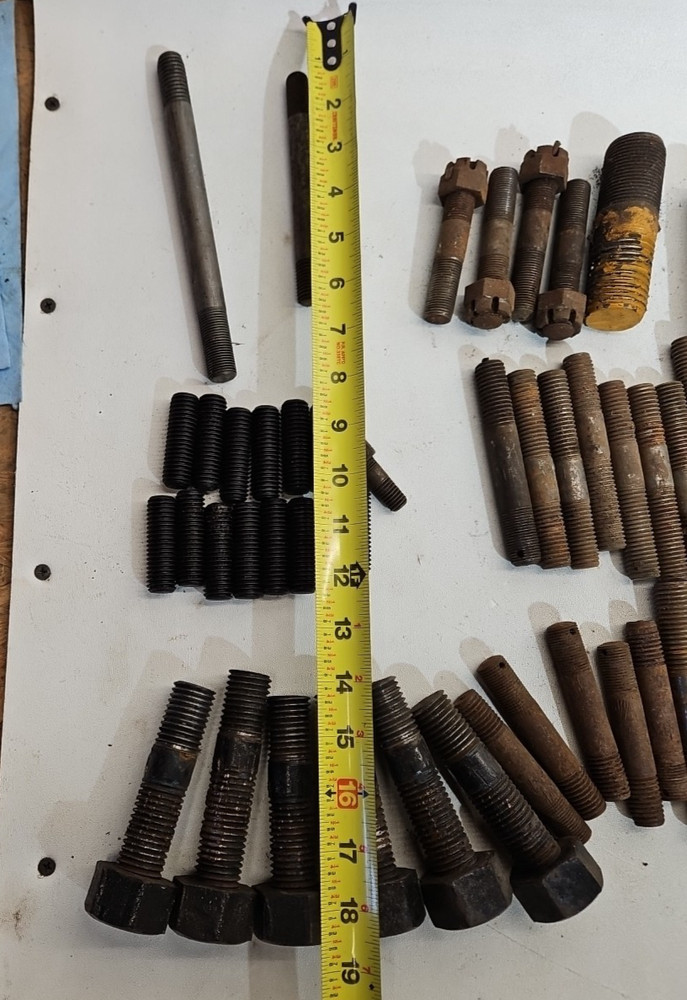 Stud Bolts Old Engine Steam Hit Miss