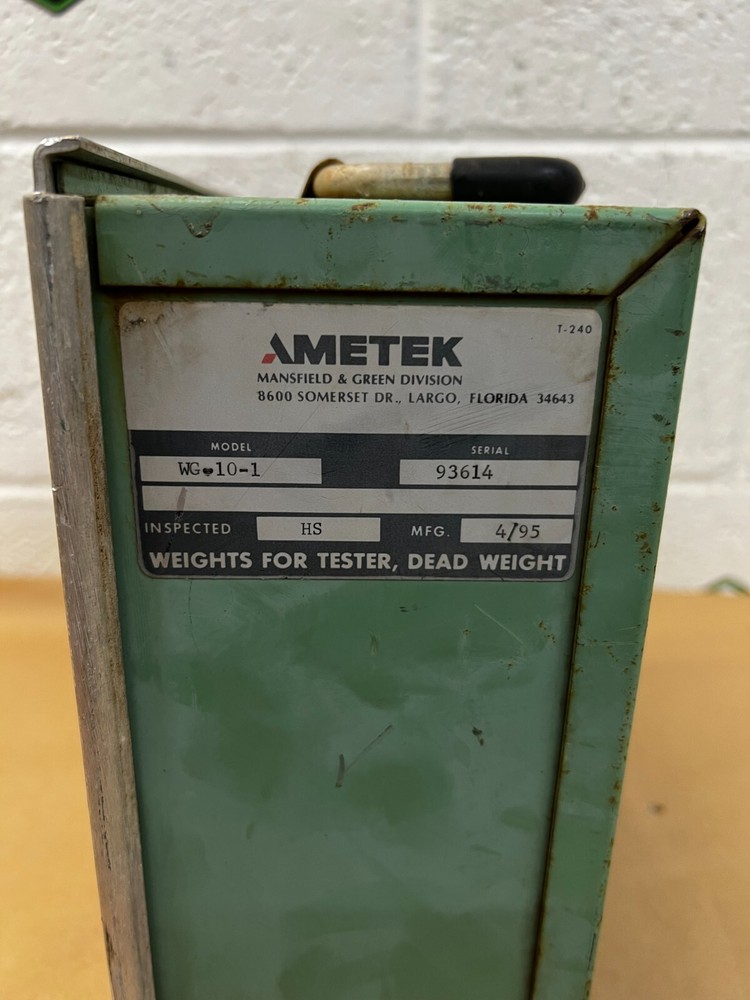 Ametek WG-10-1 Weight Set