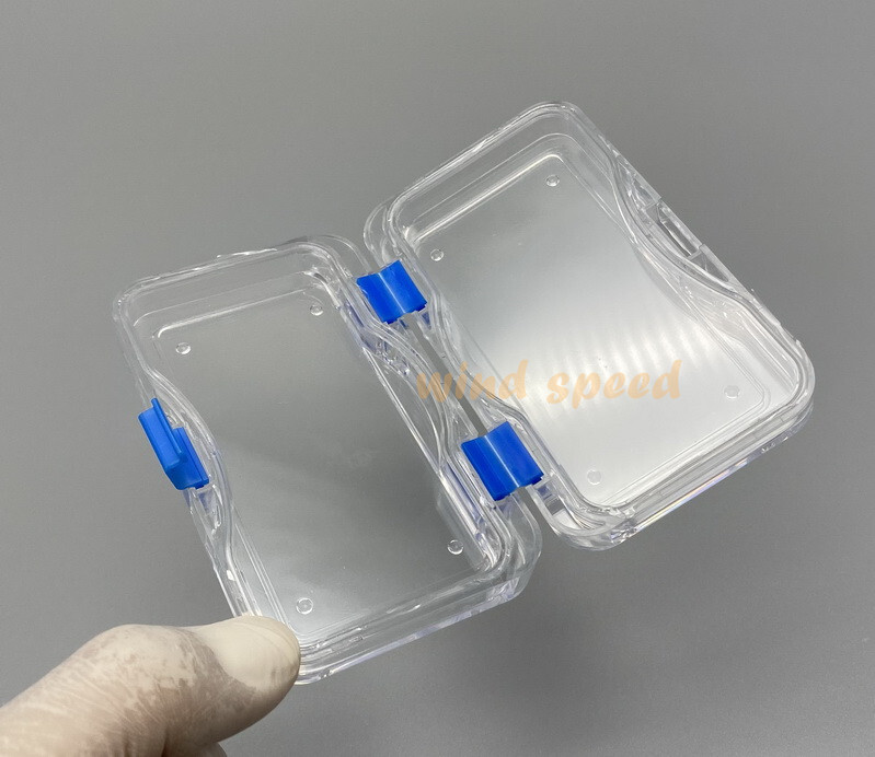 Denture False Teeth Membrane Case Container Hinged Display Box Jewelry Retainer