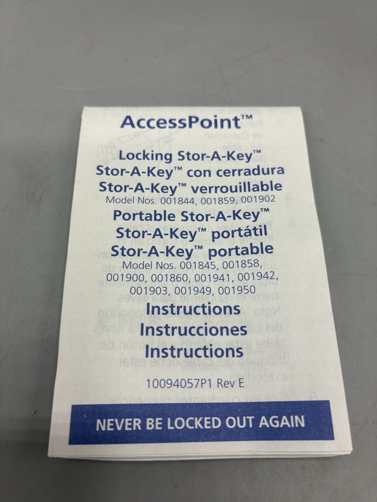 Kidde Access Point Locking Stor-A-Key magnetic key holder New Open Box