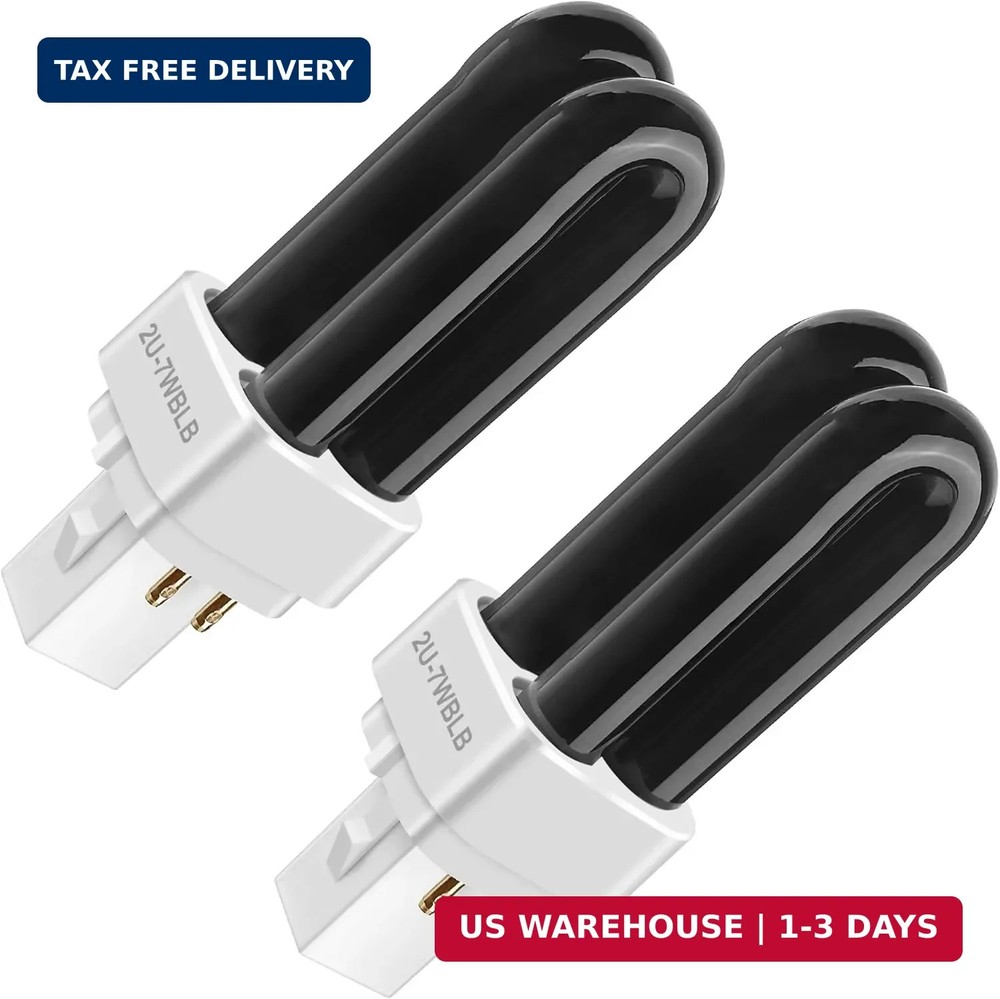 2 Pack Bug Zapper Replacement Fluorescent Bulbs, 41050 Bulbs Compatible with Dyn