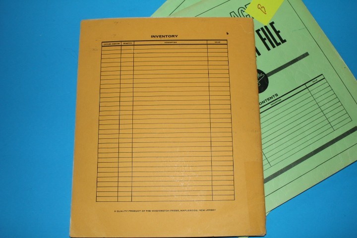 White Ace Mint Sheet File Capacity 14 pgs 1 pocket 12" x 9.75" BlueLakeStamps