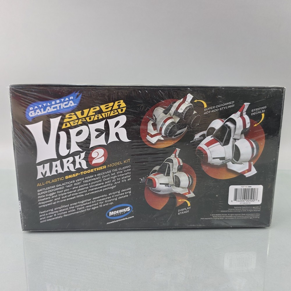 Moebius Models Viper Mark 2 Super Deformed Egg Battlestar Galactica Model Kit