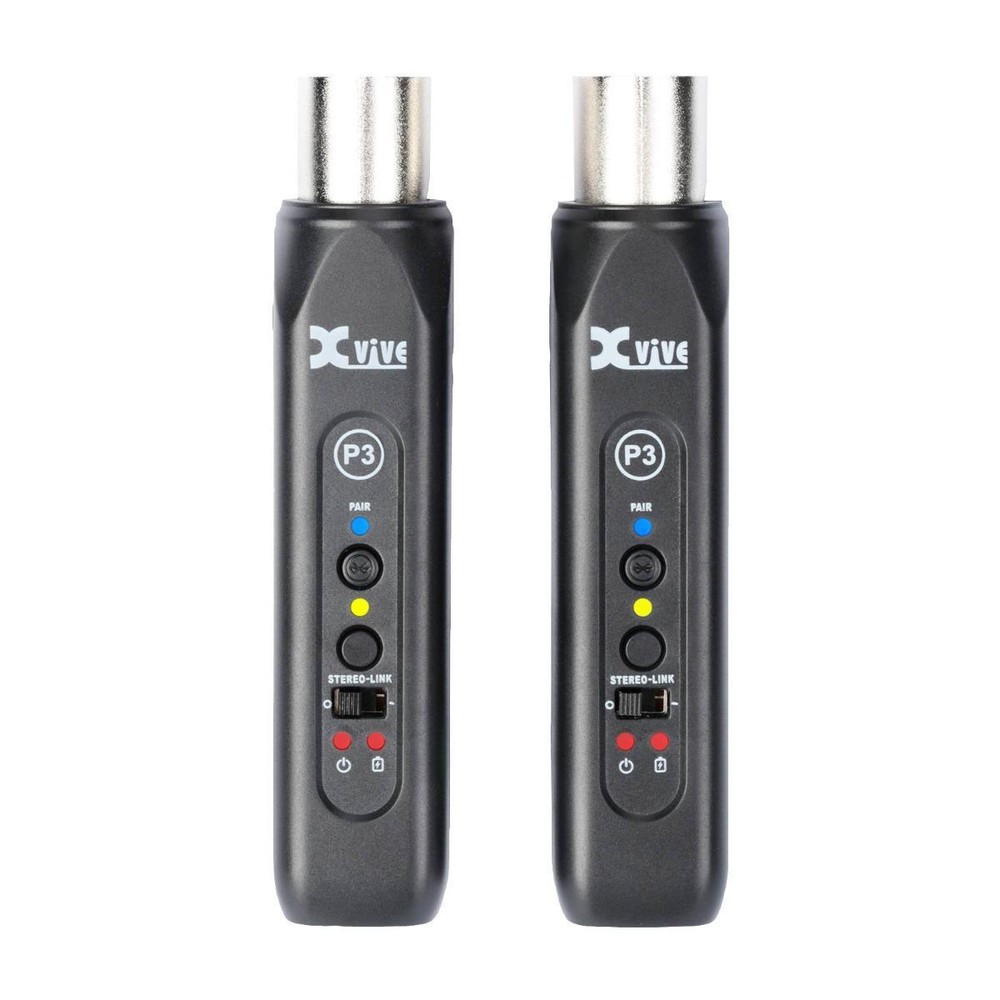 Xvive P3D XLR Rechargeable Bluetooth Audio Receiver Adapters Pair