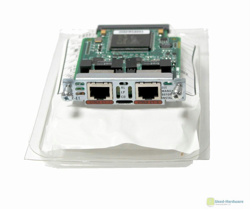 Cisco VWIC-2MFT-E1 2-Port RJ-48 Multiflex Trunk-E1 Voice Interface Module Card
