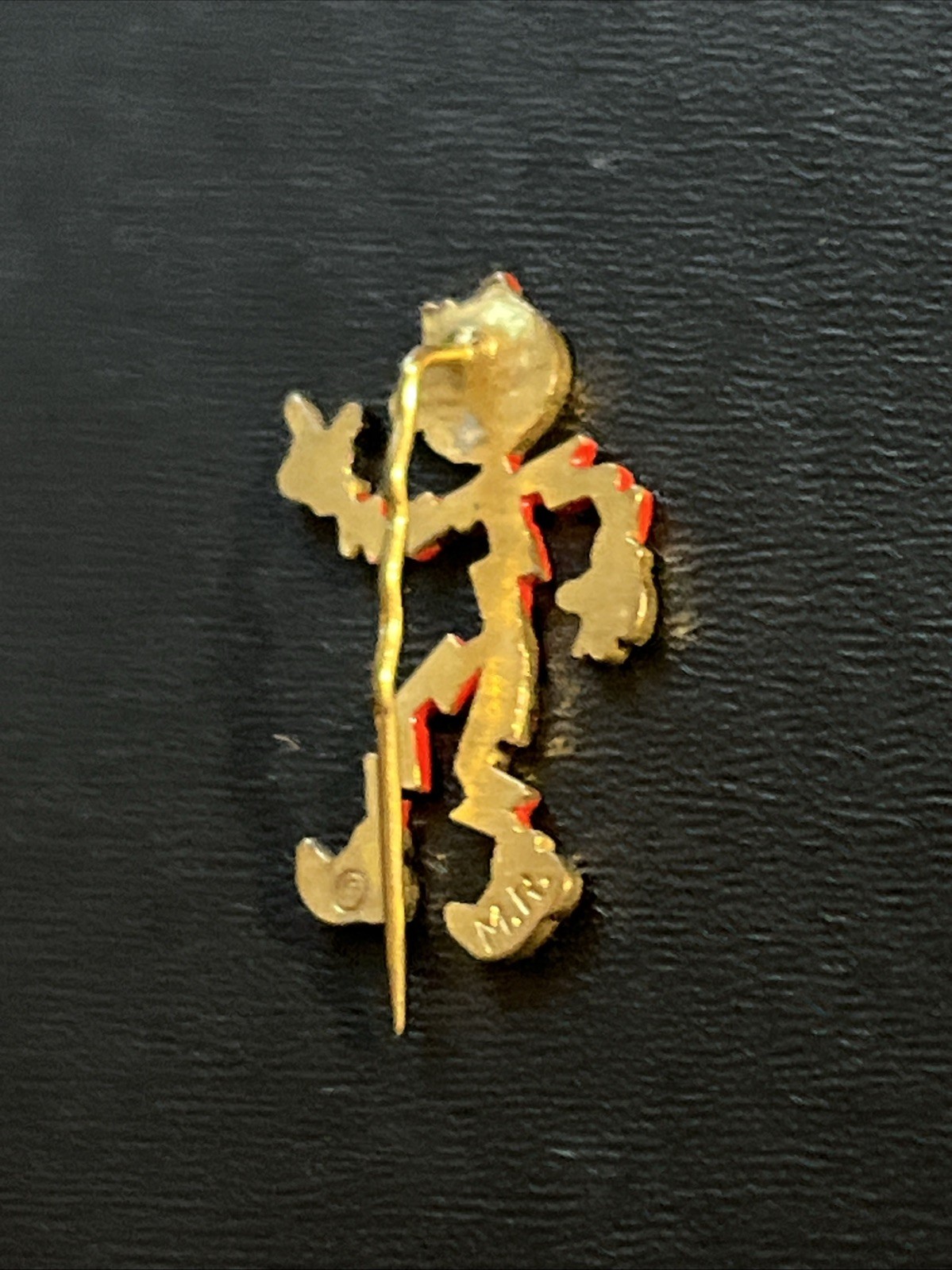 Vintage Reddy Kilowatt Electricity Promotional Metal Stick Pin USA Signed