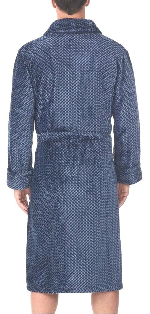 TOMMY BAHAMA MEN'S WAFFLE TERRY BATH ROBE, 100% POLYESTER.