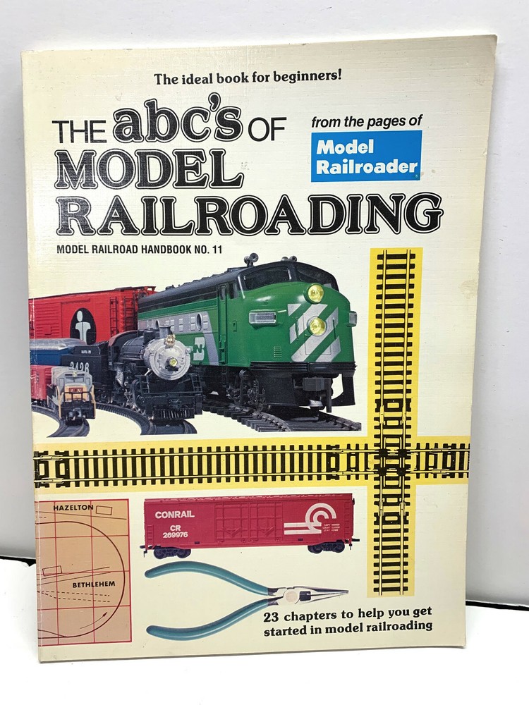 Three Model Railroad Books - ABC Model Railroading Guide Detail Techniques.Used!