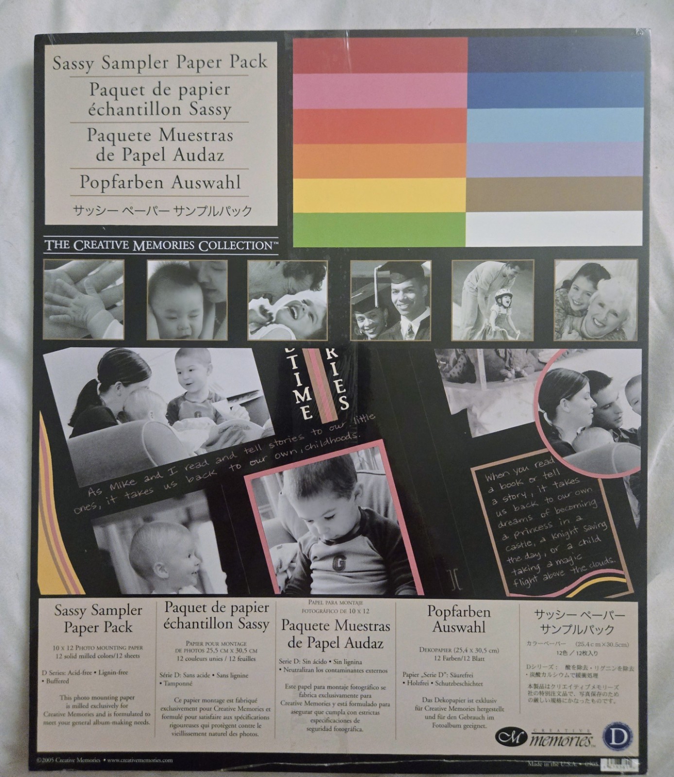 Creative Memories 10 X 12 and 12x12 Photo Mount Paper & Paper Sets-NEW