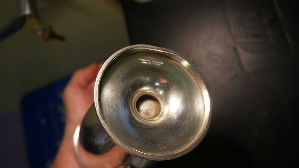 BARBOUR SILVER CO NICKEL SILVER PITCHER 6" TALL