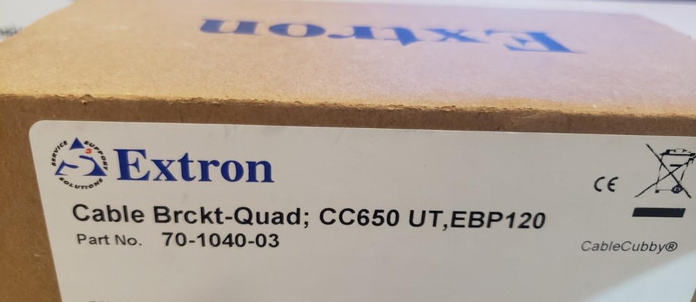 Extron Cable Cubby Cable Bracket Kit – Quad 70-1040-03