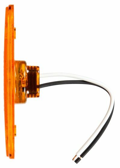26251Y Truck-Lite Amber LED Clearance Marker Light Rectangular 2 Screw Mount