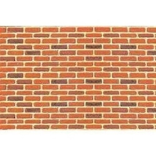 JTT Brick pattern sheet 7.5'' x 12'' (2) - N Scale Model Scratch Building