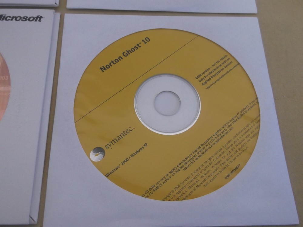15 APPLIED SCIEX MALDI TOF 4800 SOFTWARE DISCS DELL DRIVERS UTILITIES MICROSOFT