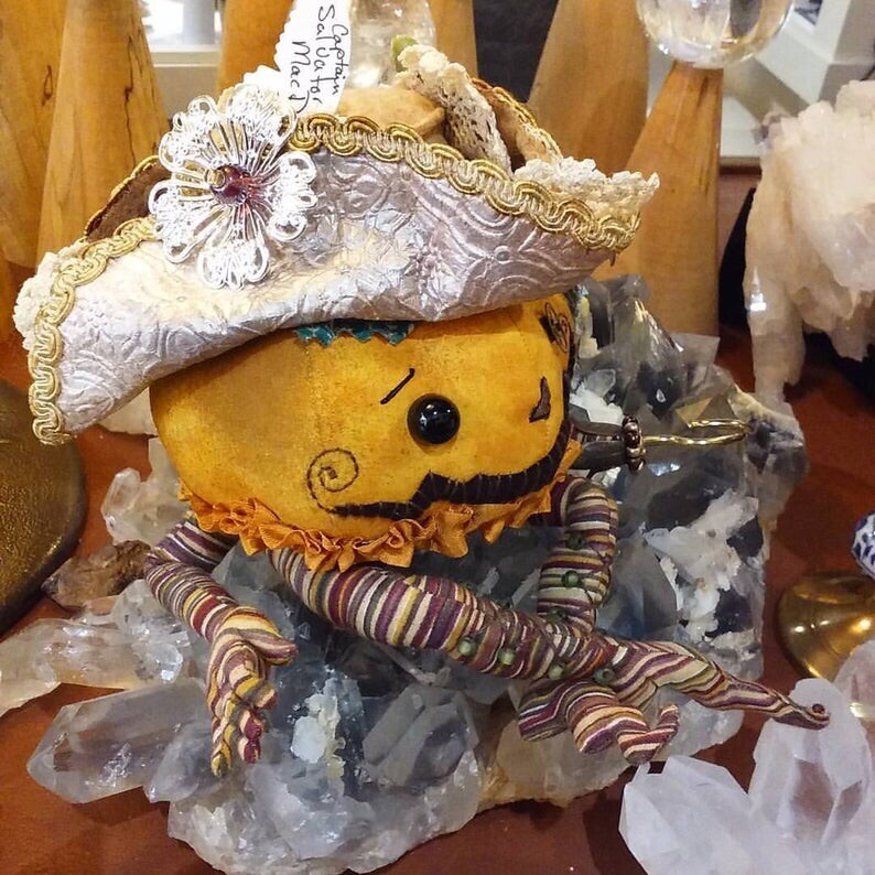 Cloth Art Doll Pattern “Captain Spiny Copperbottom” by Paula McGee