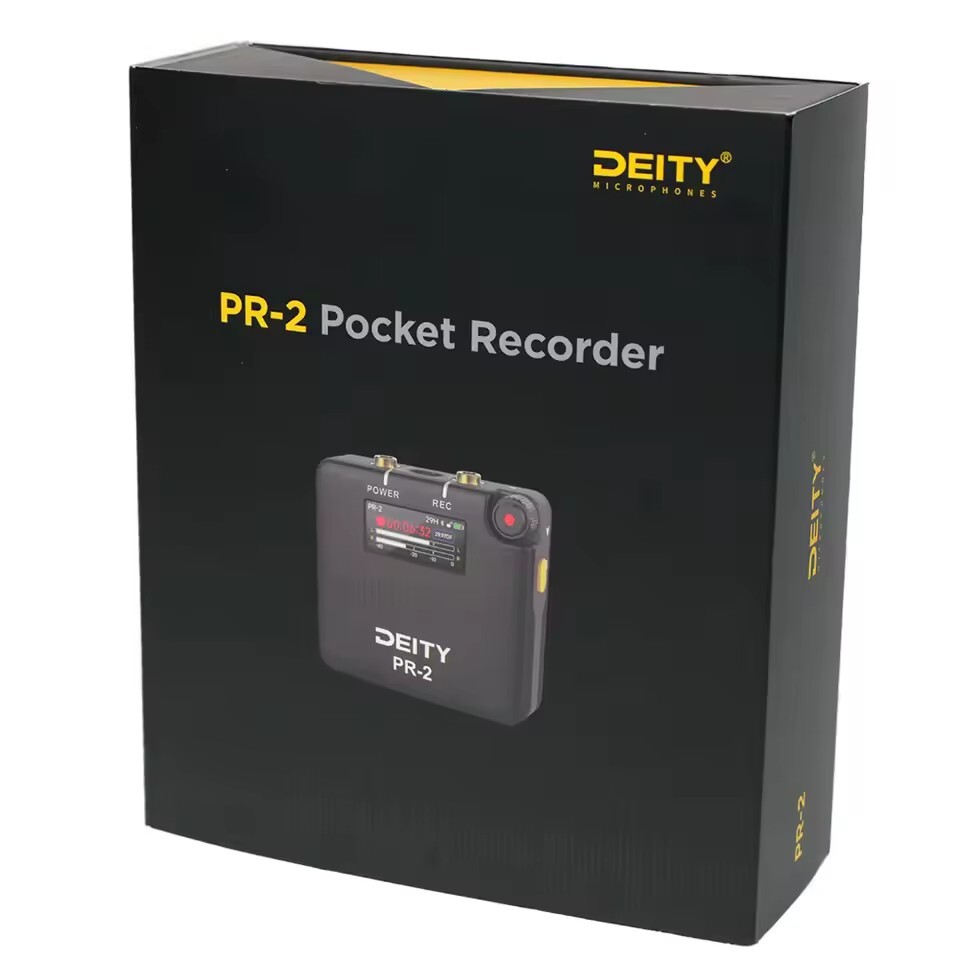 Deity PR-2 Stereo Pocket Audio Recorder Microphone 32-Bit Float Video Recording