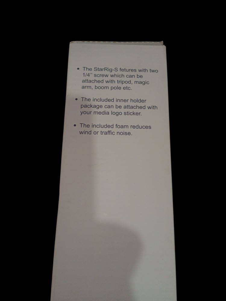 CateFo Starring-S Microphone Interview GO Handheld Adapter w Foam for Wireless