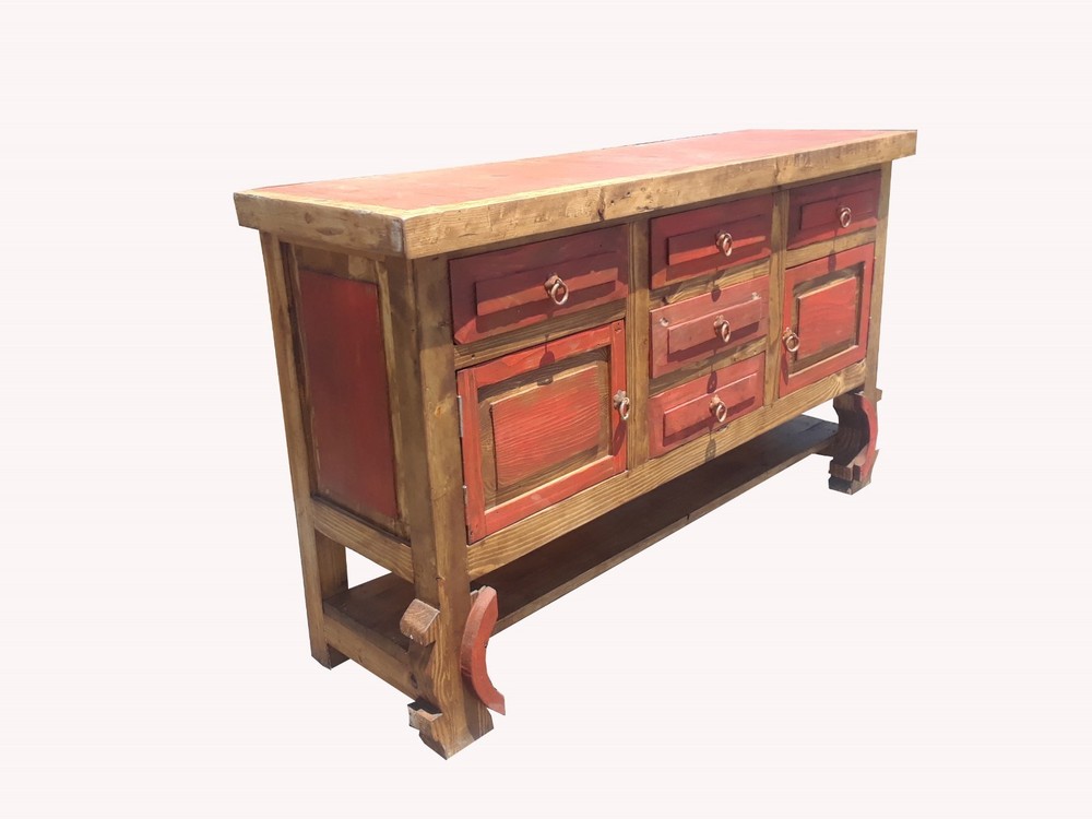 Don Bosco Rustic Red Wash Bathroom Vanity