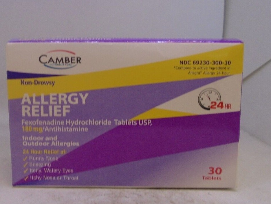 Allergy relief 30 Count  by Camber