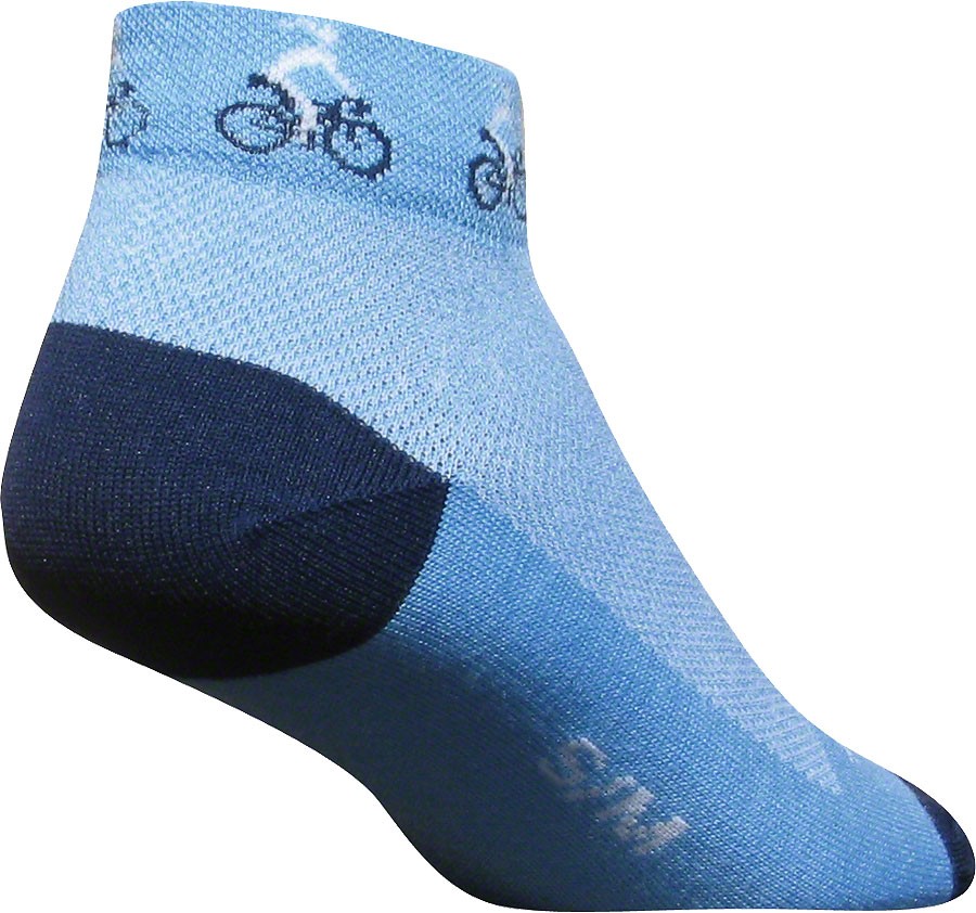 SockGuy Classic Low Socks Small/Medium Blue