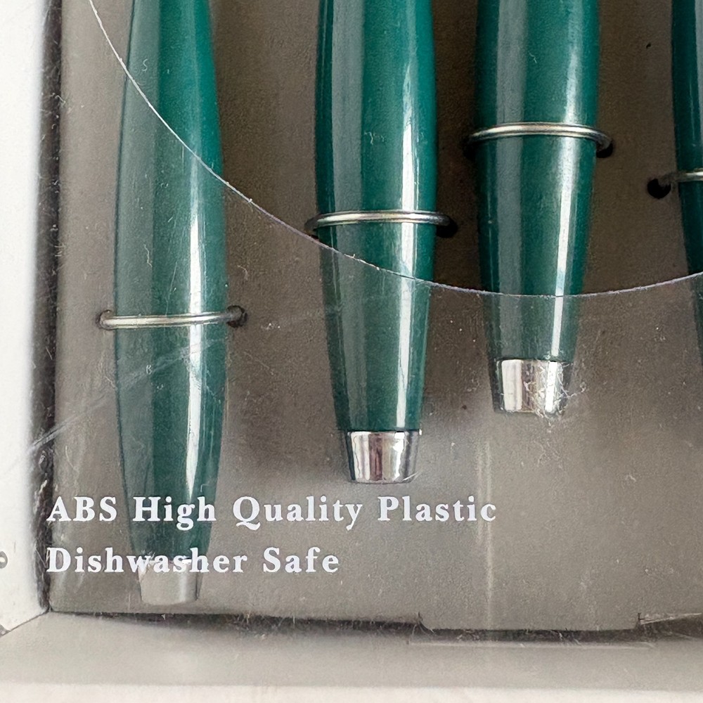 Fiesta Fiestaware Evergreen Flatware Silverware Dinner 5 Piece Set Dark Green