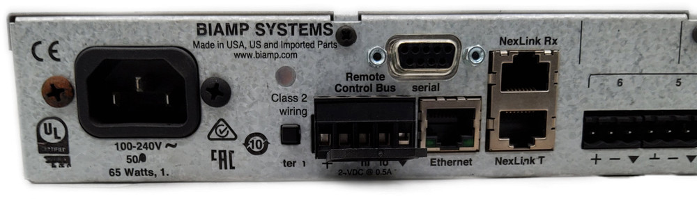 Biamp Nexia CS Audio Digital Signal Processor Rackmount DSP
