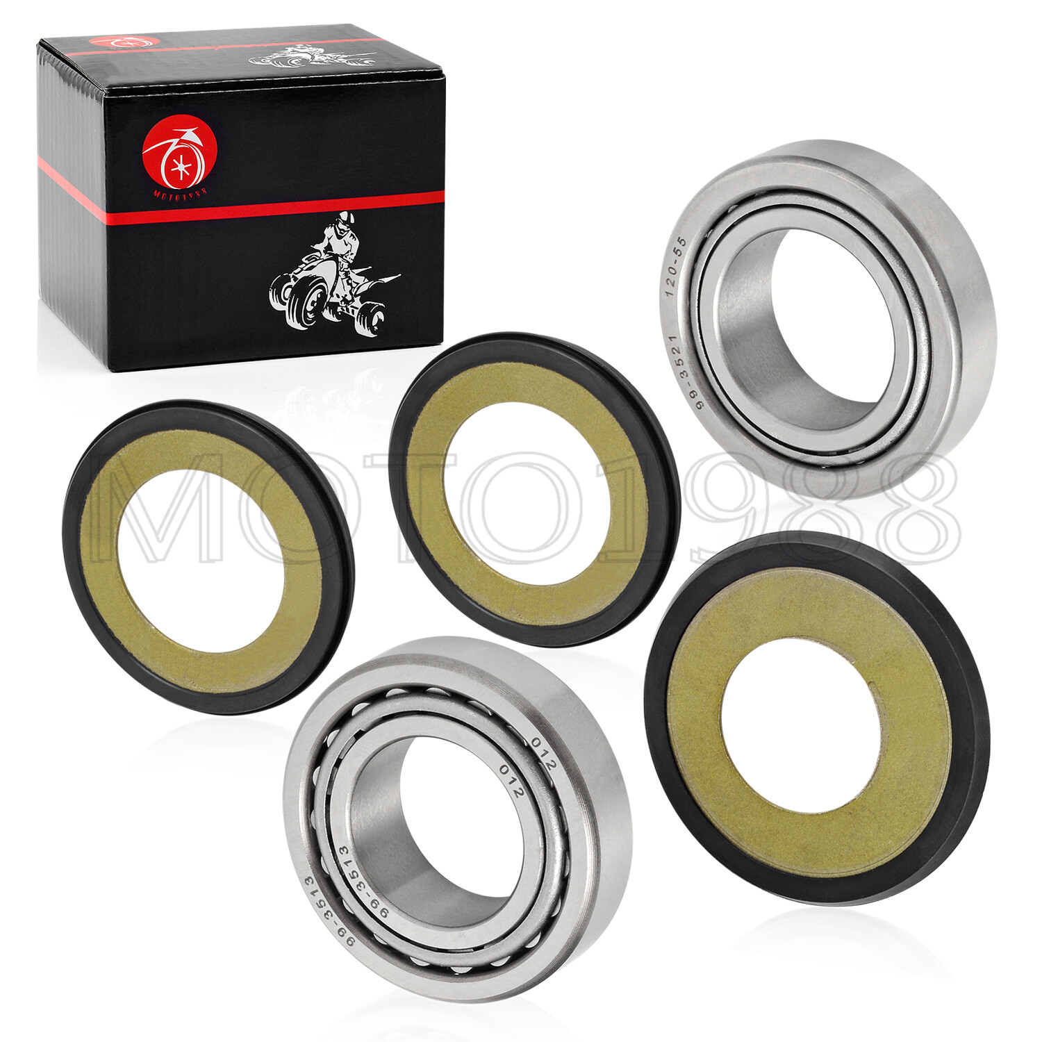 Steering Stem Bearing Seal Cover Kit For Yamaha YZ125 1996-2022, YZ250 1996-2022
