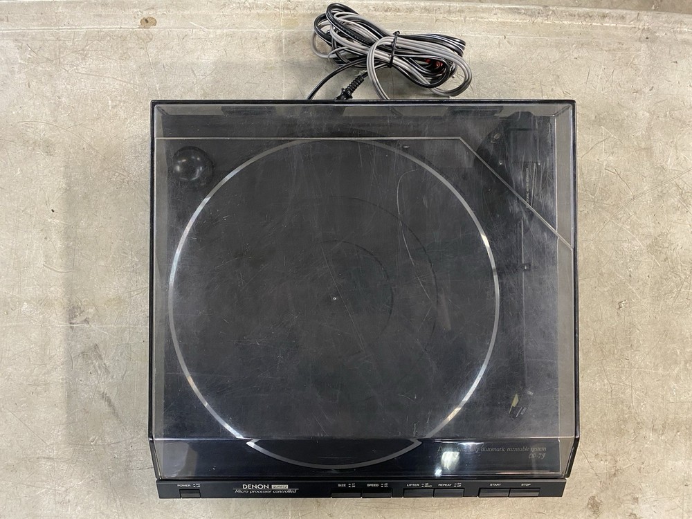 Denon DP-7F Quartz Full Automatic Direct Drive Turntable - SHOWN WORKING