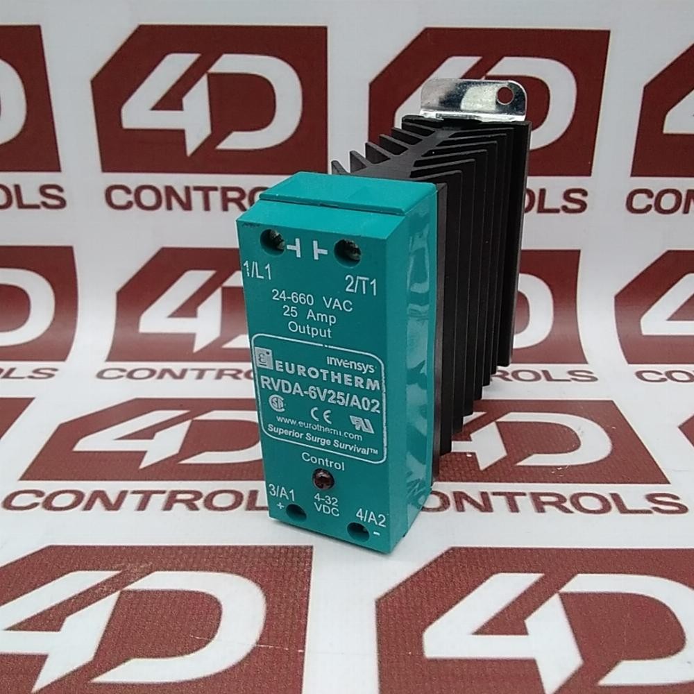 RVDA/6V25/A02 | Eurotherm | Solid State Relay, 25A, 4-32VDC Input, Used
