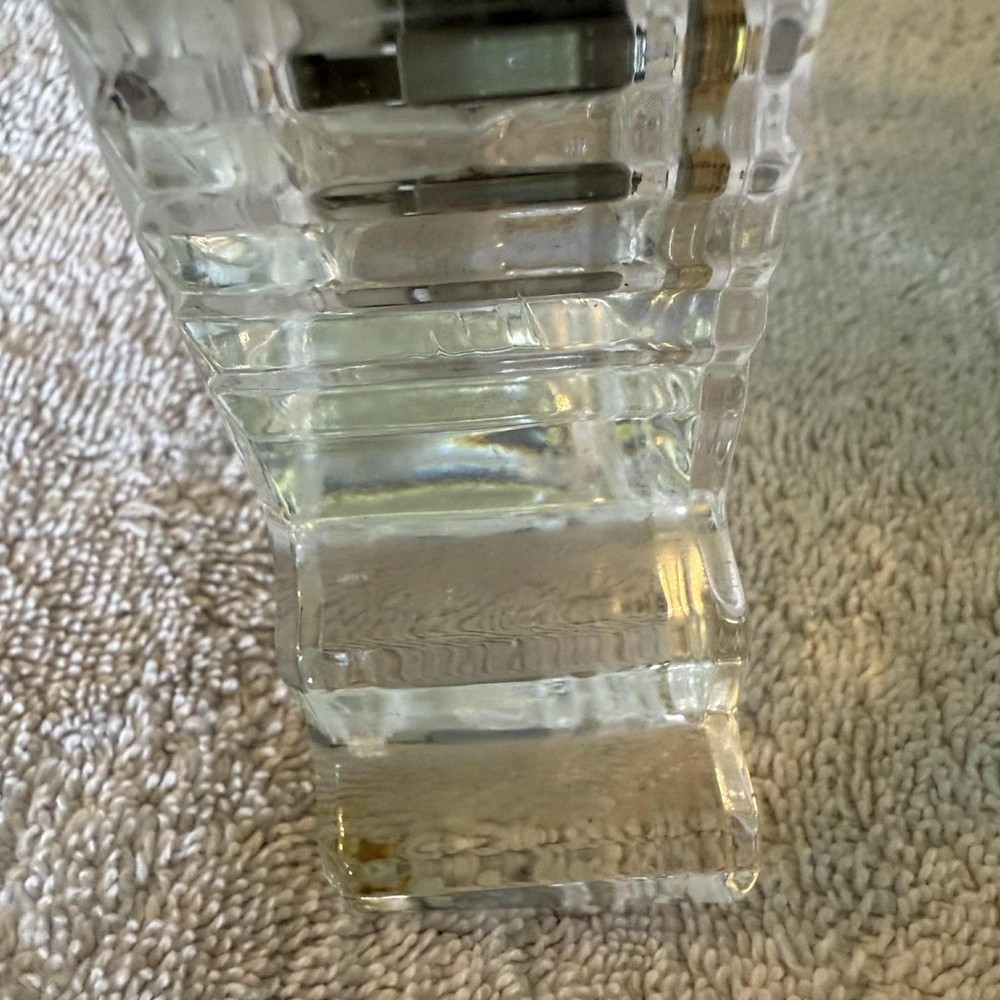 Staiger Quartz Clock Clear Tabletop Desk Shelf Decor