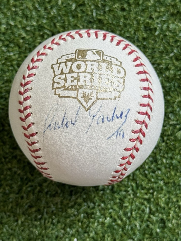 ANIBAL SANCHEZ Autographed MLB Baseball