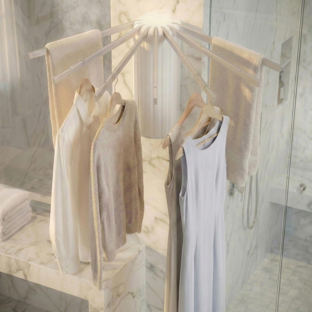 Wall-Mounted Drying Rack Clothing Foldable, Space-Saving Laundry Drying Rack ...