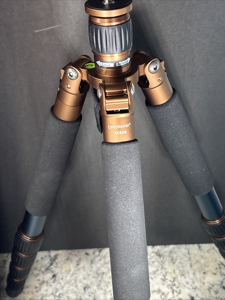 Promaster XC525 Tripod Copper Mint Condition Professional Tripod