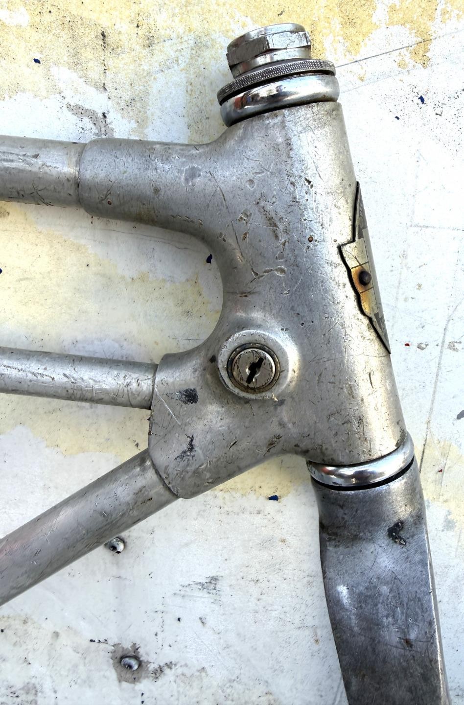 antique prewar Montgomery Wards DURALIUM men's frame set Monark Silver King