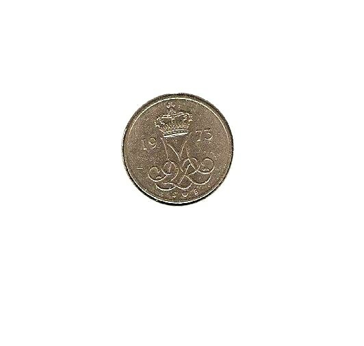 1973 DENMARK Coin 10 ORE