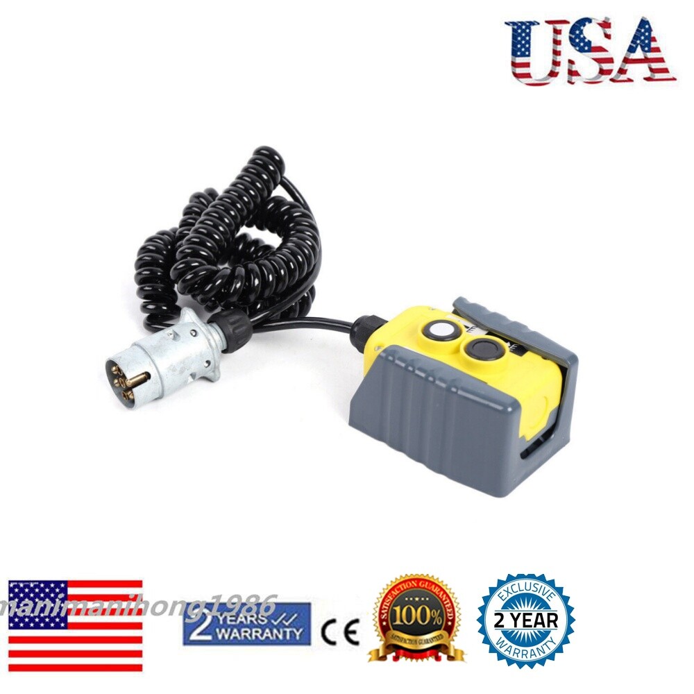 12V 4 Wire Dump Trailer Remote Control Switch For Double-Acting Hydraulic Pumps