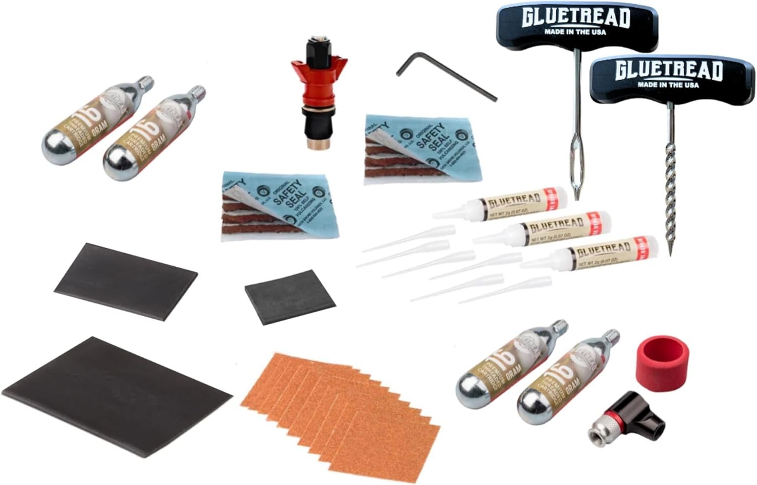 GlueTread ATV Tire Repair Kit | Complete Off-Road Tire Patch Kit