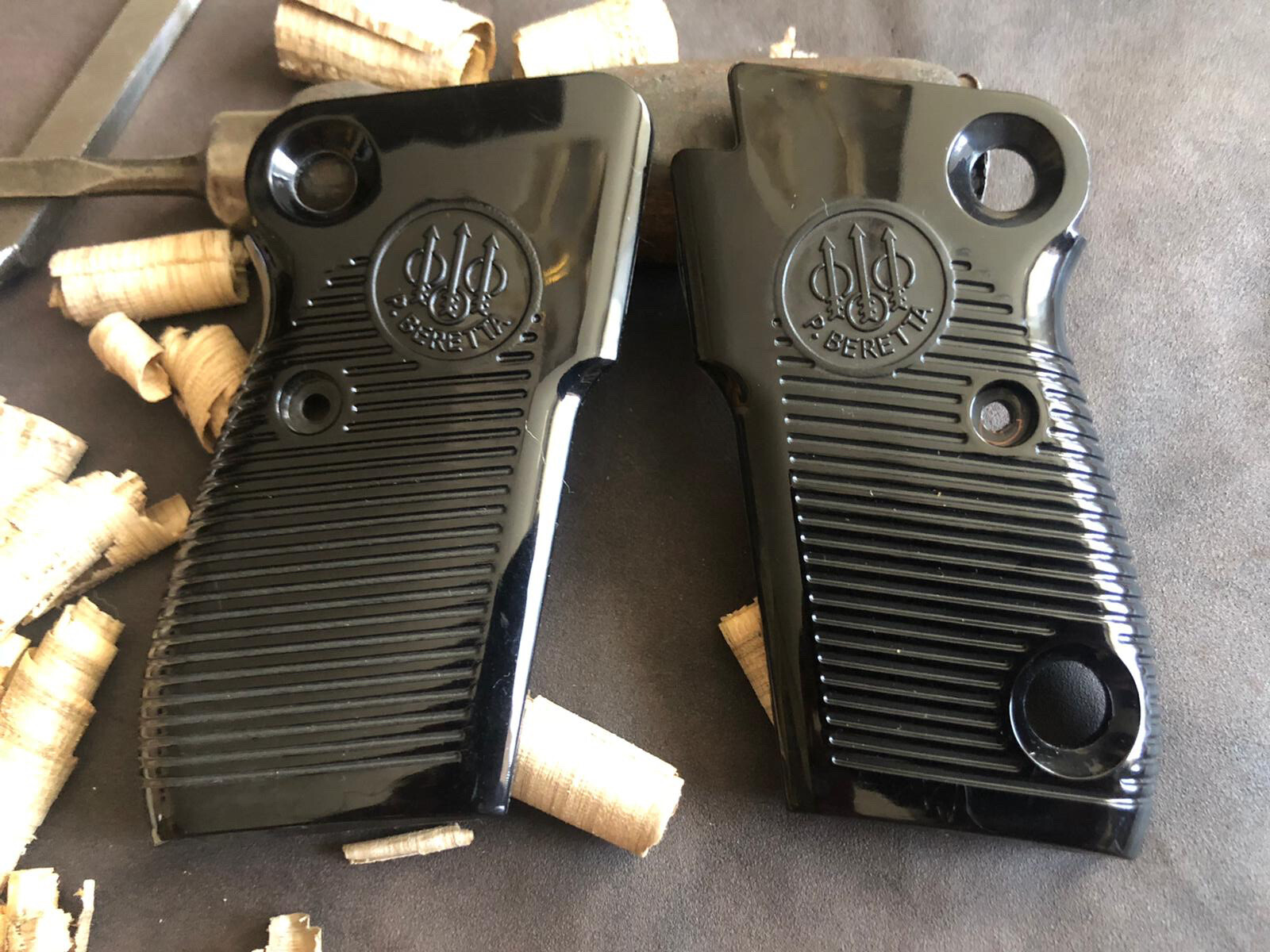 Beretta 1951. Helwan Brigadier. The Tariq (Iraqi Beretta) Black Grips. US Seller