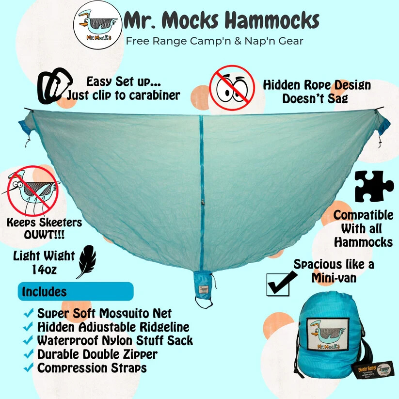 MR. MOCKS HAMMOCKS- Skeeter Beater Black