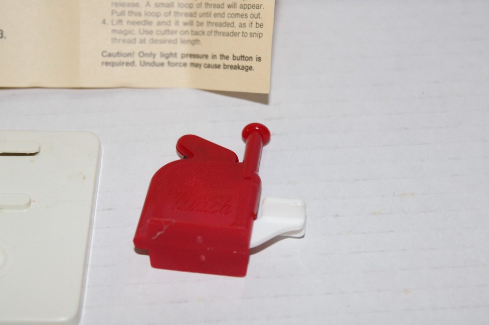 Vintage Witch Automatic Needle Threader with lnstructions Made in Germany - NOS