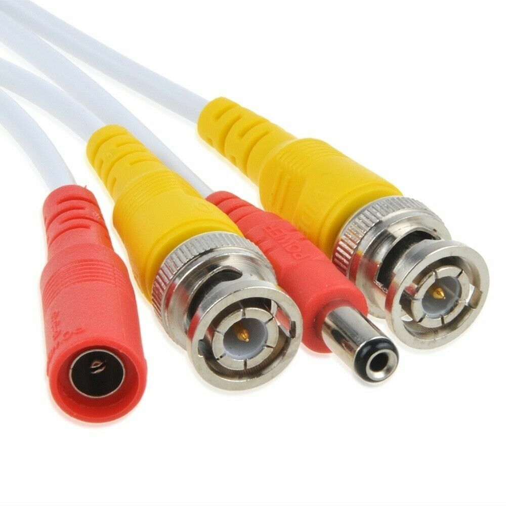 75ft CCTV Security Camera DVR Video Power Surveillance BNC Cable Wire Cord