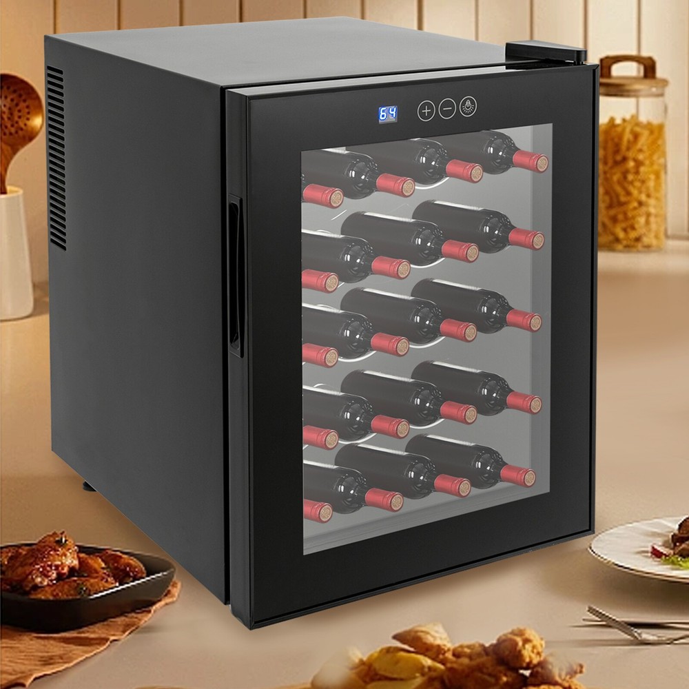 Wine Cooler, Mini Fridge Beverage Refigerator Small Wine fridge 20 Bottle