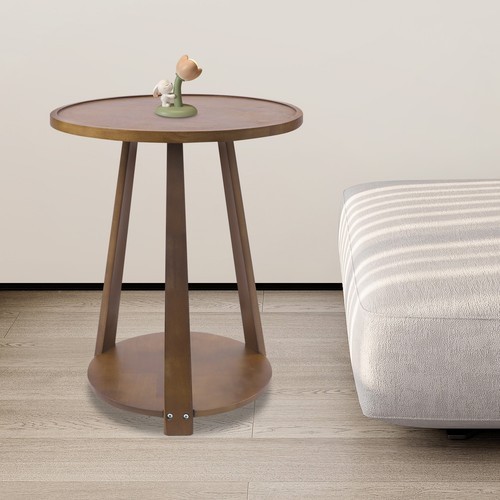 50x60cm Round Side Table, Side Table for Small Spaces, Modern Couch End Table