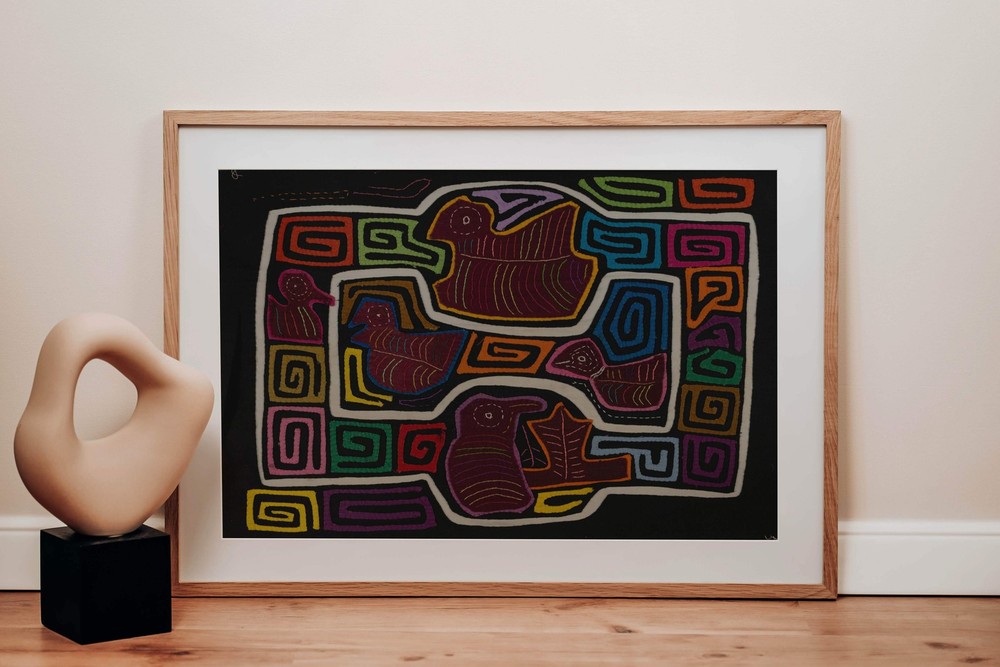 Traditional Multi-Color Ducks Galore Mola